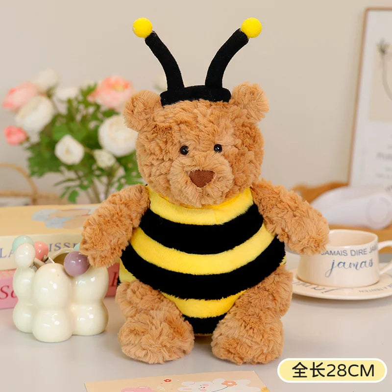 Ins Hot Sale Funny Cute Teddy Bear Soft Doll Bartholomew Bear Doll Brown Bikini Bear Plush Soothing Stuffed Toys Advent Gifts