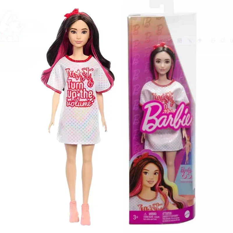 Original Barbie Dolls Brand Assortment Fashionista Girl Fashion Doll Princess Birthday Gift Toys for Girls  Bonecas