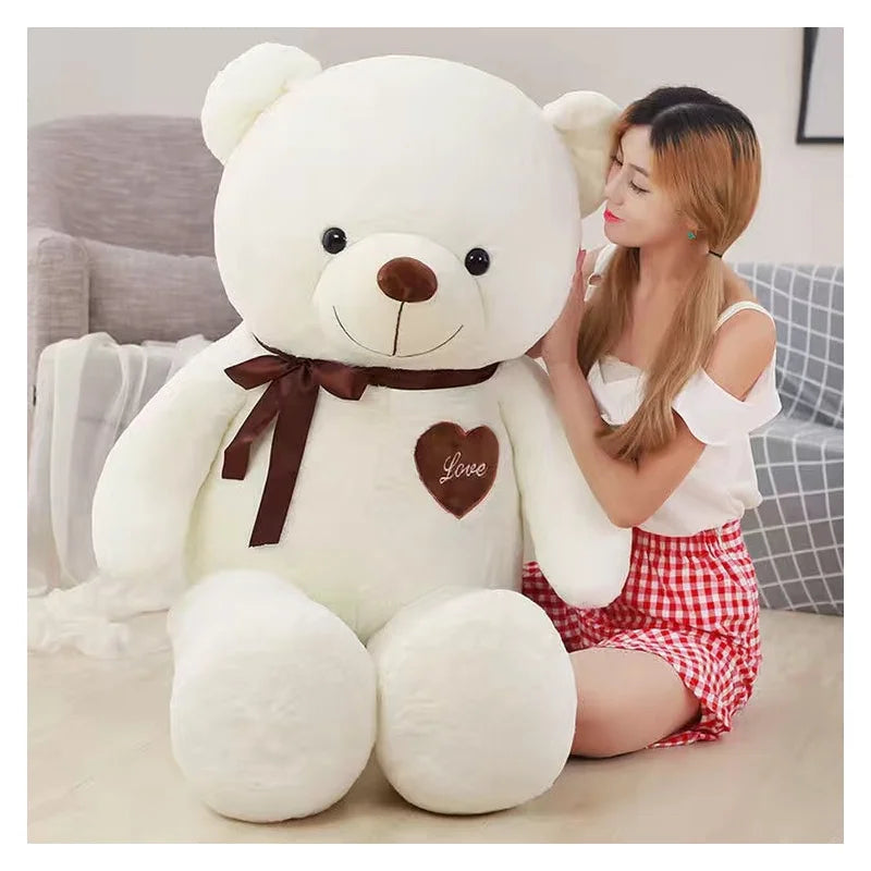 High Quality 4 Colors Teddy Bear With Scarf Stuffed Animals Bear Plush Toys Doll Pillow Kids Lovers Birthday Baby Gift