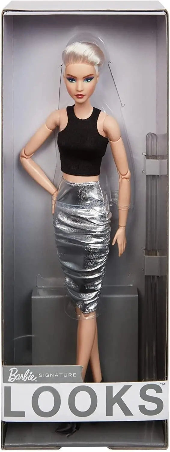 Original Barbie Signature Looks Collection GXB28 Blonde Yoga Body Fashionable Celebrity Barbie Doll Limited Collection