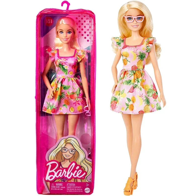 Original Barbie Dolls Brand Assortment Fashionista Girl Fashion Doll Princess Birthday Gift Toys for Girls  Bonecas