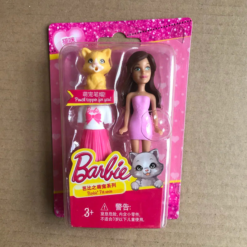 Barbie Dolls for Girls Cute Pet Constellation Series Mini Doll Genuine Girl Playing House Toys Cheap Random 1pcs
