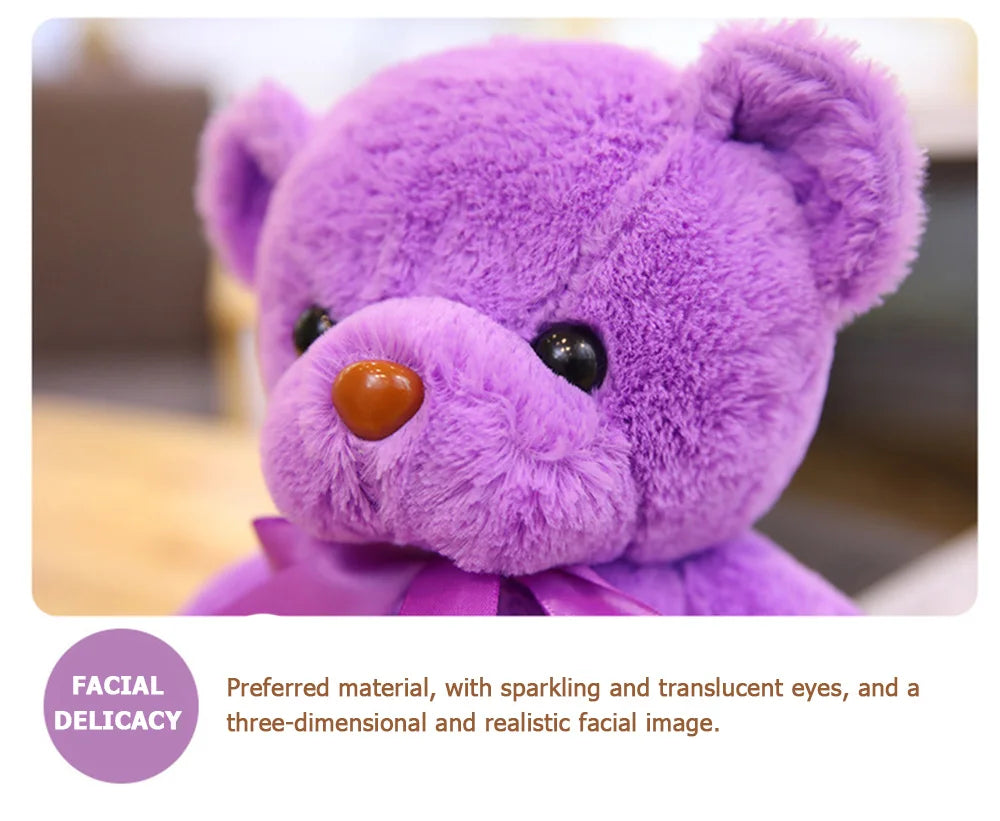 Cute Teddy Bear Plush Soft Stuffed Bear Animal Toy Plushie Kawaii Cat Baby Sleeping Toys Home Decor For Kids Girl Gifts