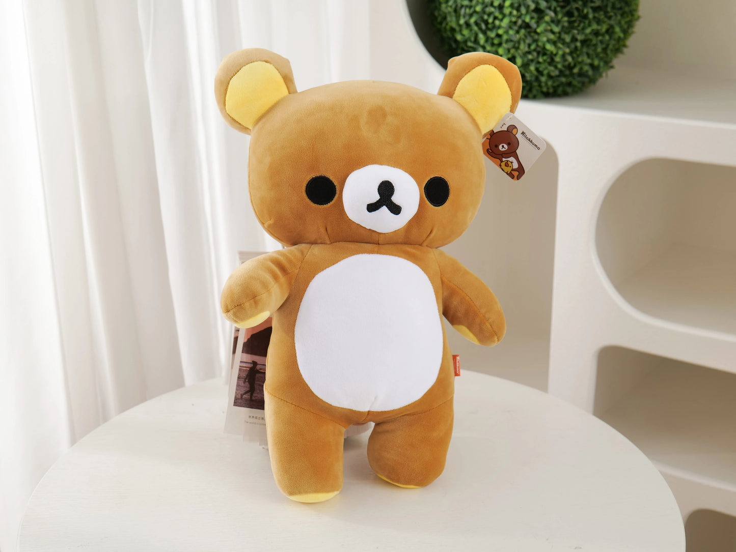 Anime Rilakkuma Cartoon Plush Doll Soft bear Toys Kawaii Room Decor Teddy Bear Plushies Cute Couple Bear Xmas Gifts For Girls