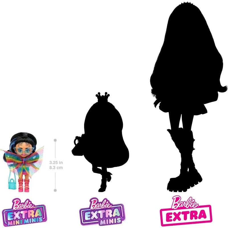 Barbie Doll Extra Mini Minis Dolls for Girls  with  Accessories Stand Toys for Girls Top Brand Birthday Christmas Gifts Assorted
