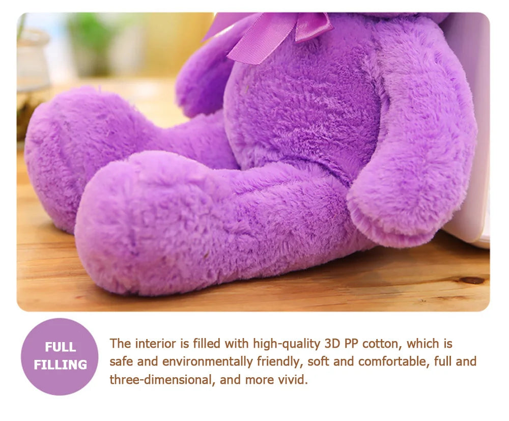 Cute Teddy Bear Plush Soft Stuffed Bear Animal Toy Plushie Kawaii Cat Baby Sleeping Toys Home Decor For Kids Girl Gifts