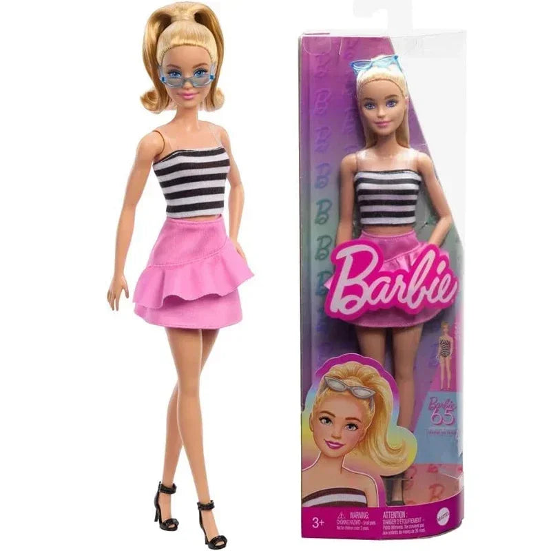 Original Barbie Dolls Brand Assortment Fashionista Girl Fashion Doll Princess Birthday Gift Toys for Girls  Bonecas