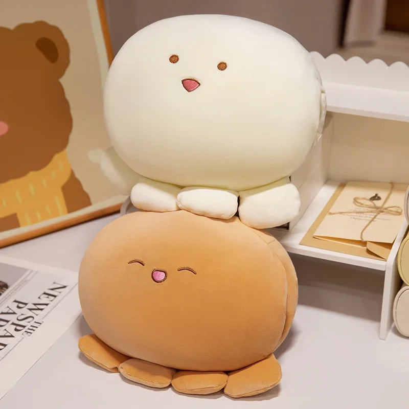 Koi Multi Style Anime Cartoon Octopus Ball Warm Hand Plush Pillow Winter Warm Hand Pillow