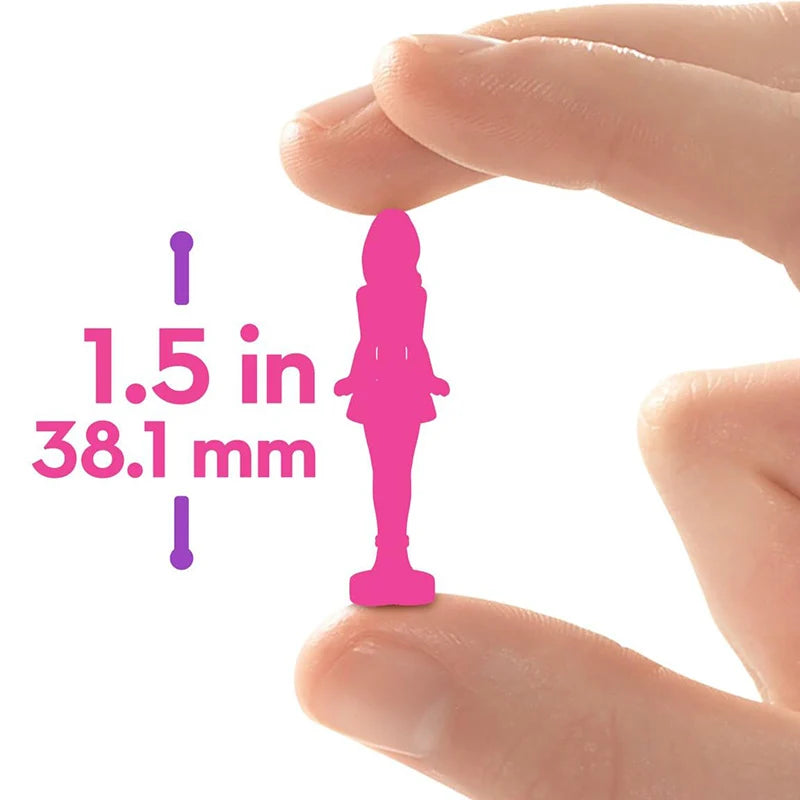 Barbie Mini Barbieland Fashionistas Dolls Surprise Reveal 1.5-Inch Dolls in Lipstick Tube Toy HYF19