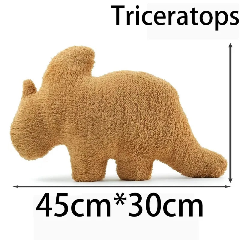 New Nugget Pillow Dino Chicken Nugget Plush Pillow Cartoon Dinosaur Plush Pillow Stuffed Animal Plush For Kids Baby Gift
