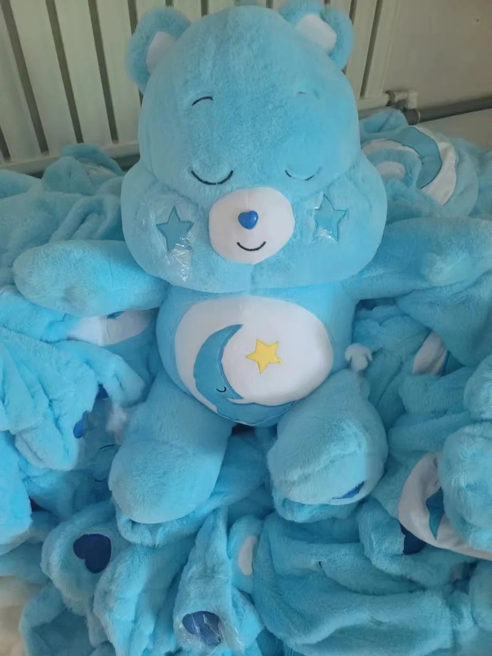 MINISO Rainbow Bear Plush Toys Lovely Care Bears Plush Toys Stuffed Dolls Homdecor Teddy Bear Sleeping Plush Pillows Friend Gift