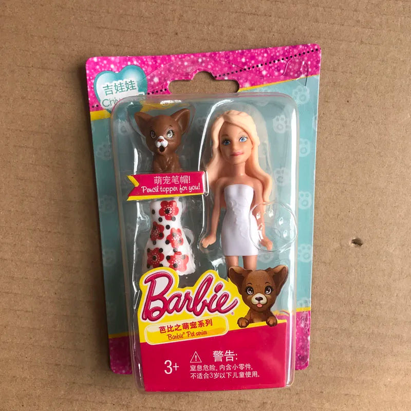 Barbie Dolls for Girls Cute Pet Constellation Series Mini Doll Genuine Girl Playing House Toys Cheap Random 1pcs