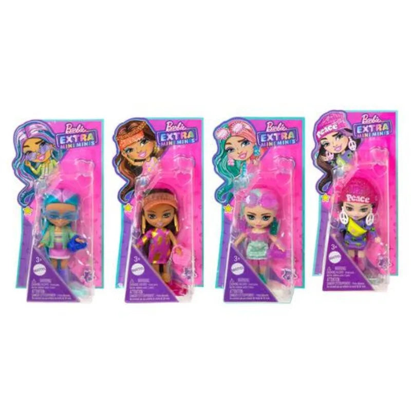 Barbie Doll Extra Mini Minis Dolls for Girls  with  Accessories Stand Toys for Girls Top Brand Birthday Christmas Gifts Assorted