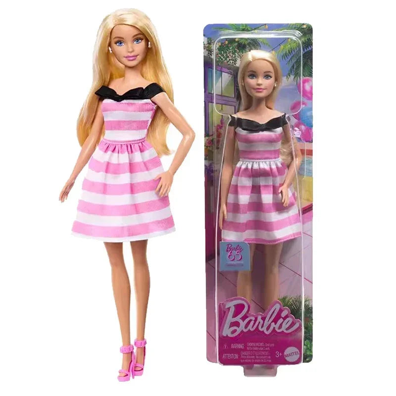 Original Barbie Dolls Brand Assortment Fashionista Girl Fashion Doll Princess Birthday Gift Toys for Girls  Bonecas