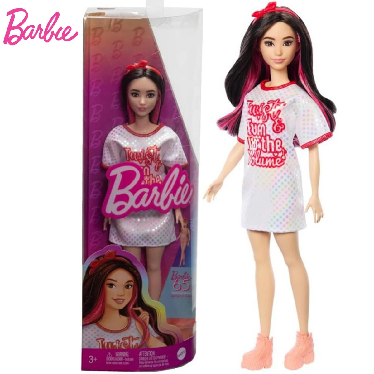 2025 100% Original Mattel Barbie Fashionistas Dolls for Girls Genuine Top Brand Toys for Children Christmas Birthday Gifts