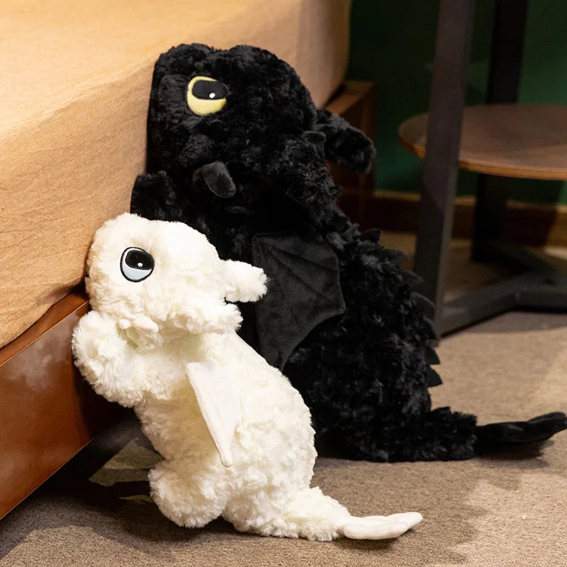 55/70cm Cute Little Dragon Doll Stuffed Plush Toy Simulation Cartoon Anime Soft Sofa Bed Pillow Cushion Kids Xmas Birthday Gift