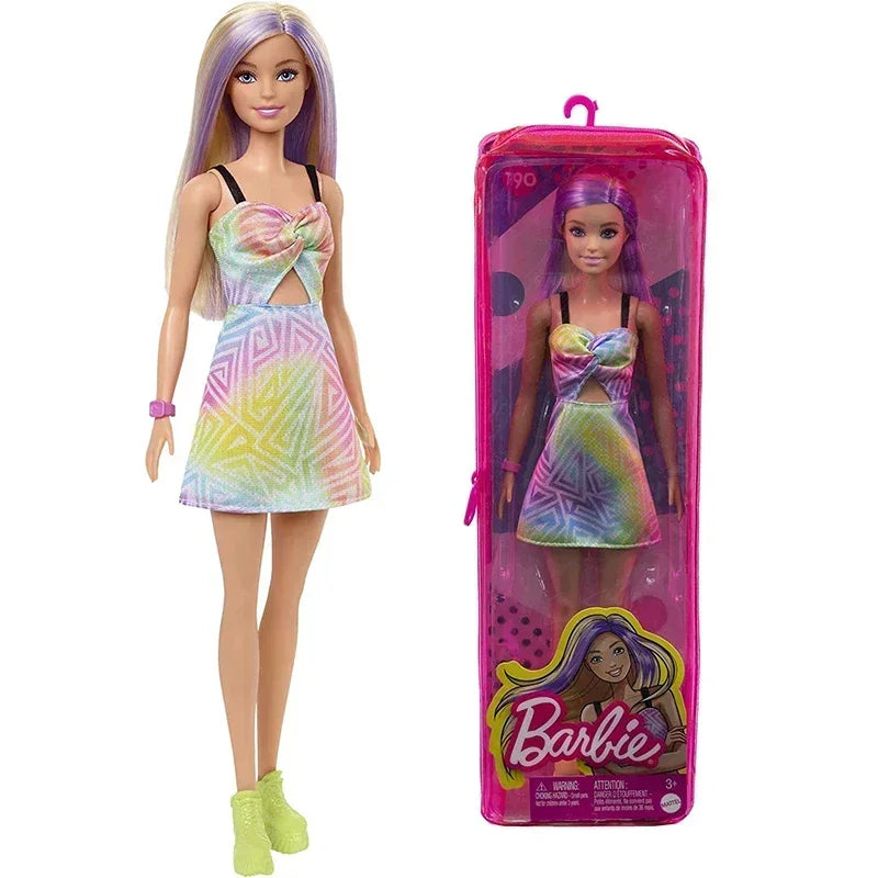 Original Barbie Dolls Brand Assortment Fashionista Girl Fashion Doll Princess Birthday Gift Toys for Girls  Bonecas