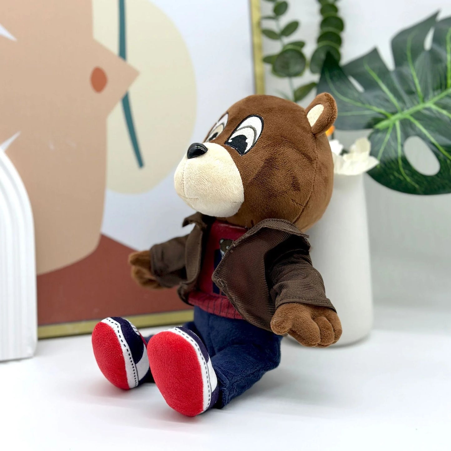 Kanye Teddy Bear Plush Toy Cartoon Bear Dolls Stuffed Soft Toy Christmas Birthday Gift For Children 26cm-30cm