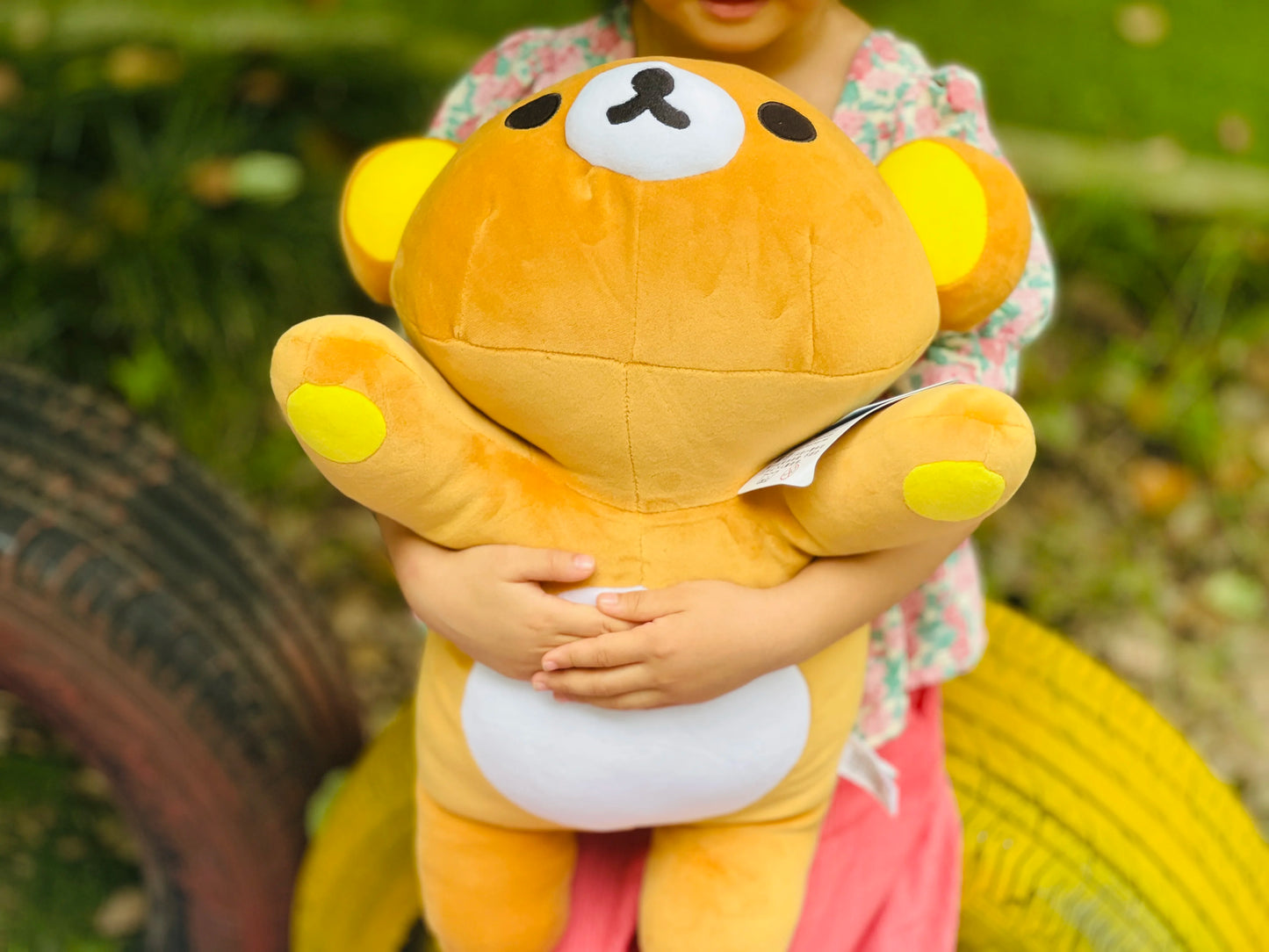 Anime Rilakkuma Cartoon Plush Doll Soft bear Toys Kawaii Room Decor Teddy Bear Plushies Cute Couple Bear Xmas Gifts For Girls