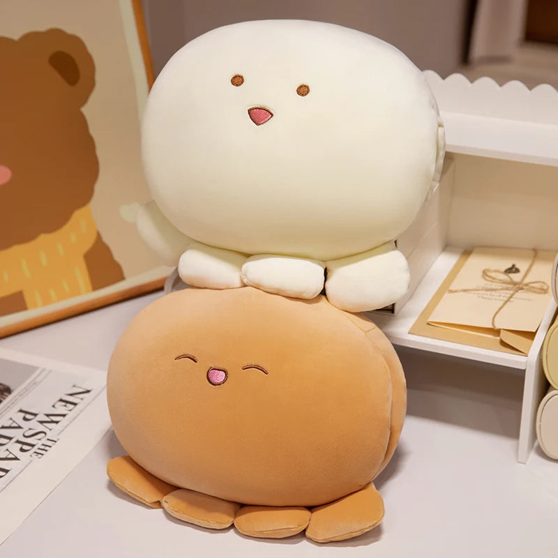 Koi Multi Style Anime Cartoon Octopus Ball Warm Hand Plush Pillow Winter Warm Hand Pillow