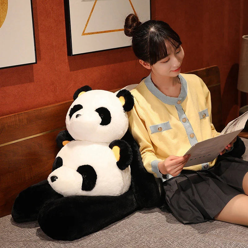 60cm-120cm Giant Panda Plush Toys Soft Sleep Pillow Cartoon Animal Bear Stuffed Baby Doll Classic Kids Birthday Christmas Gifts