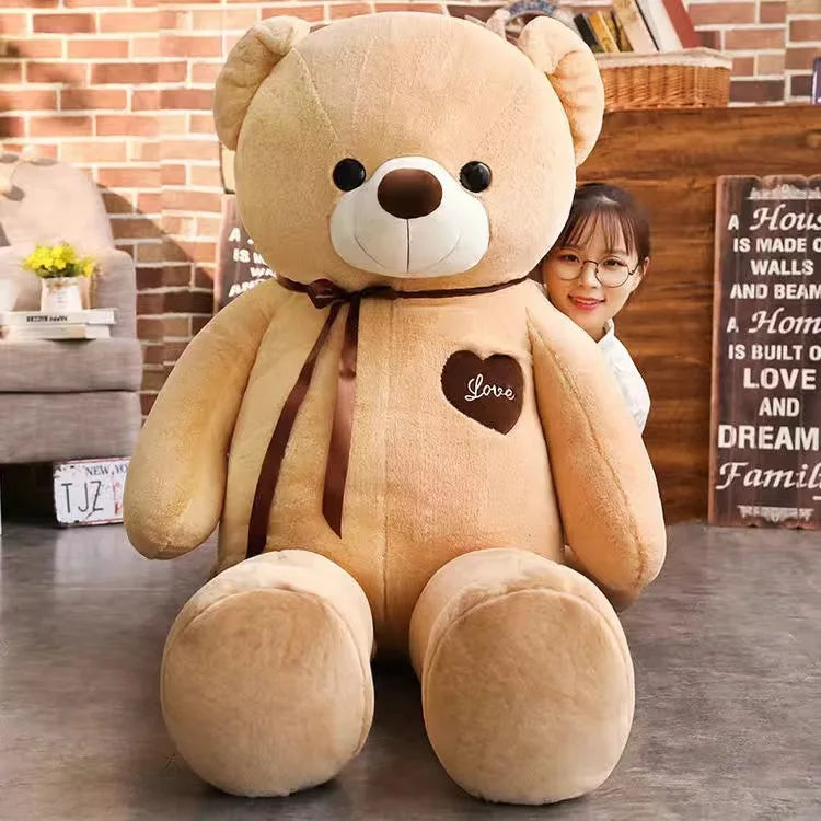 High Quality 4 Colors Teddy Bear With Scarf Stuffed Animals Bear Plush Toys Doll Pillow Kids Lovers Birthday Baby Gift