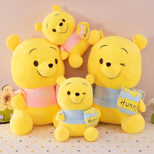 Disney Honey Jar Winnie Plush Doll Cute Cartoon The Pooh Soft Plush Toys Pooh Bear Stuffed Animal Dolls Room Decor Birthday Gift
