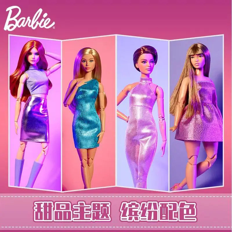 Original Barbie Signature Looks Collection GXB28 Blonde Yoga Body Fashionable Celebrity Barbie Doll Limited Collection