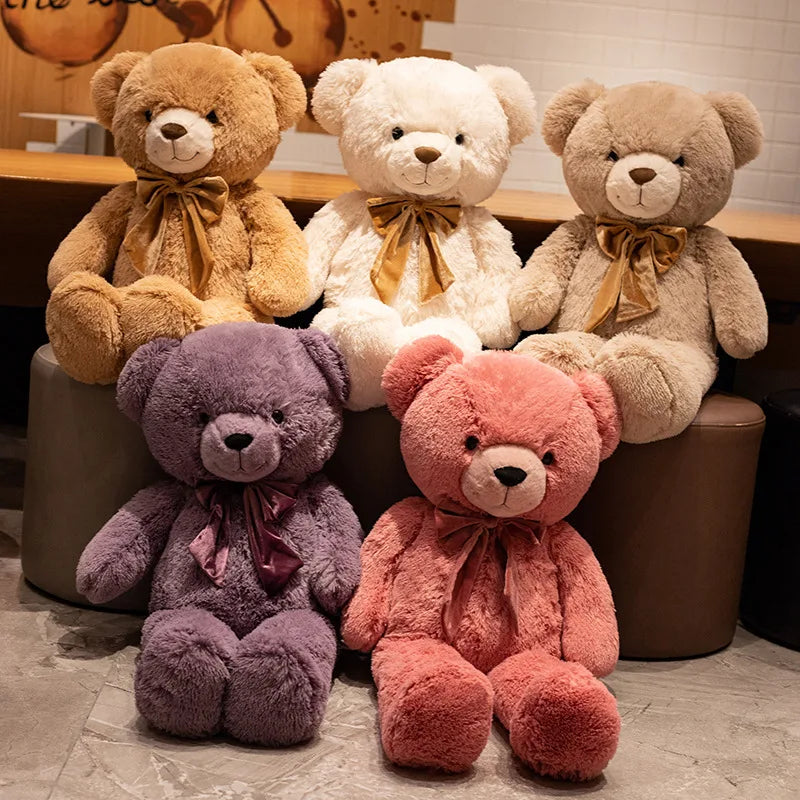 1PC Cute Large Size 90cm Stuffed Teddy Bear Plush Toy Big Embrace Bear Doll Lovers/Christmas Gifts Birthday Gift