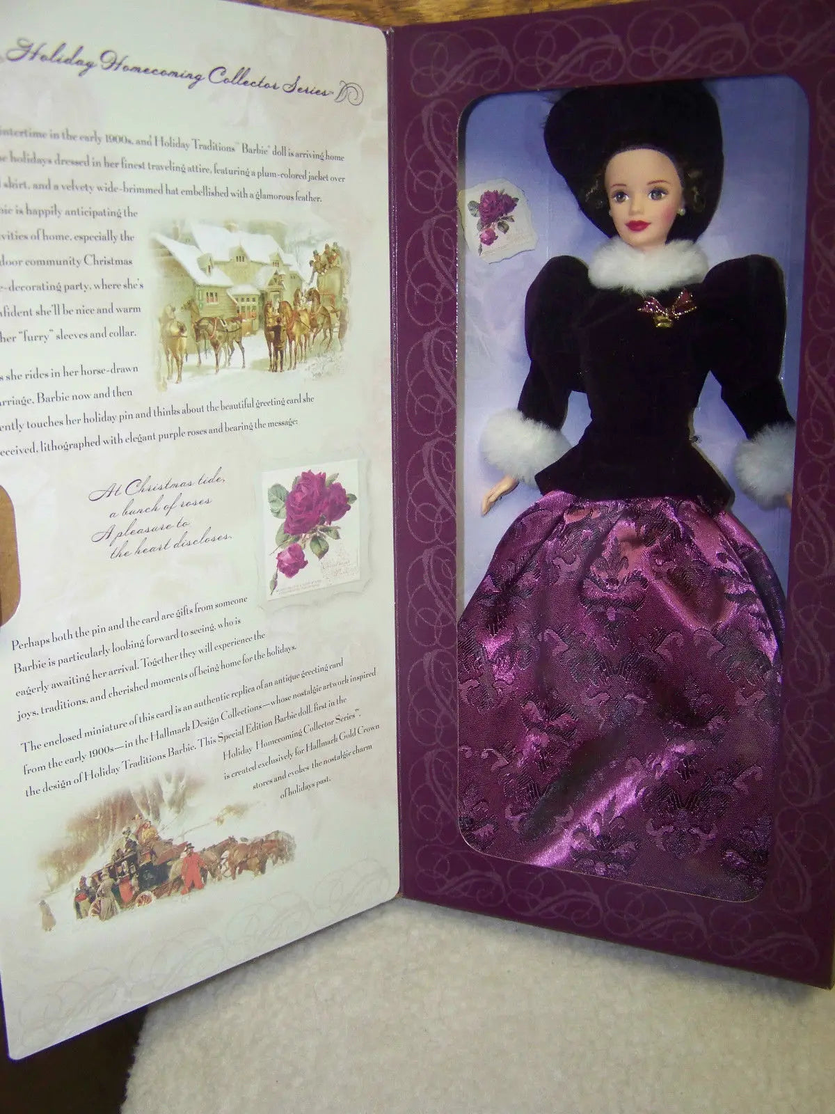 Original Barbie Holiday Traditions 1996 Vintage Special Edition Girls Dolls Toys Homecoming Collector Series 90s Delicate Makeup
