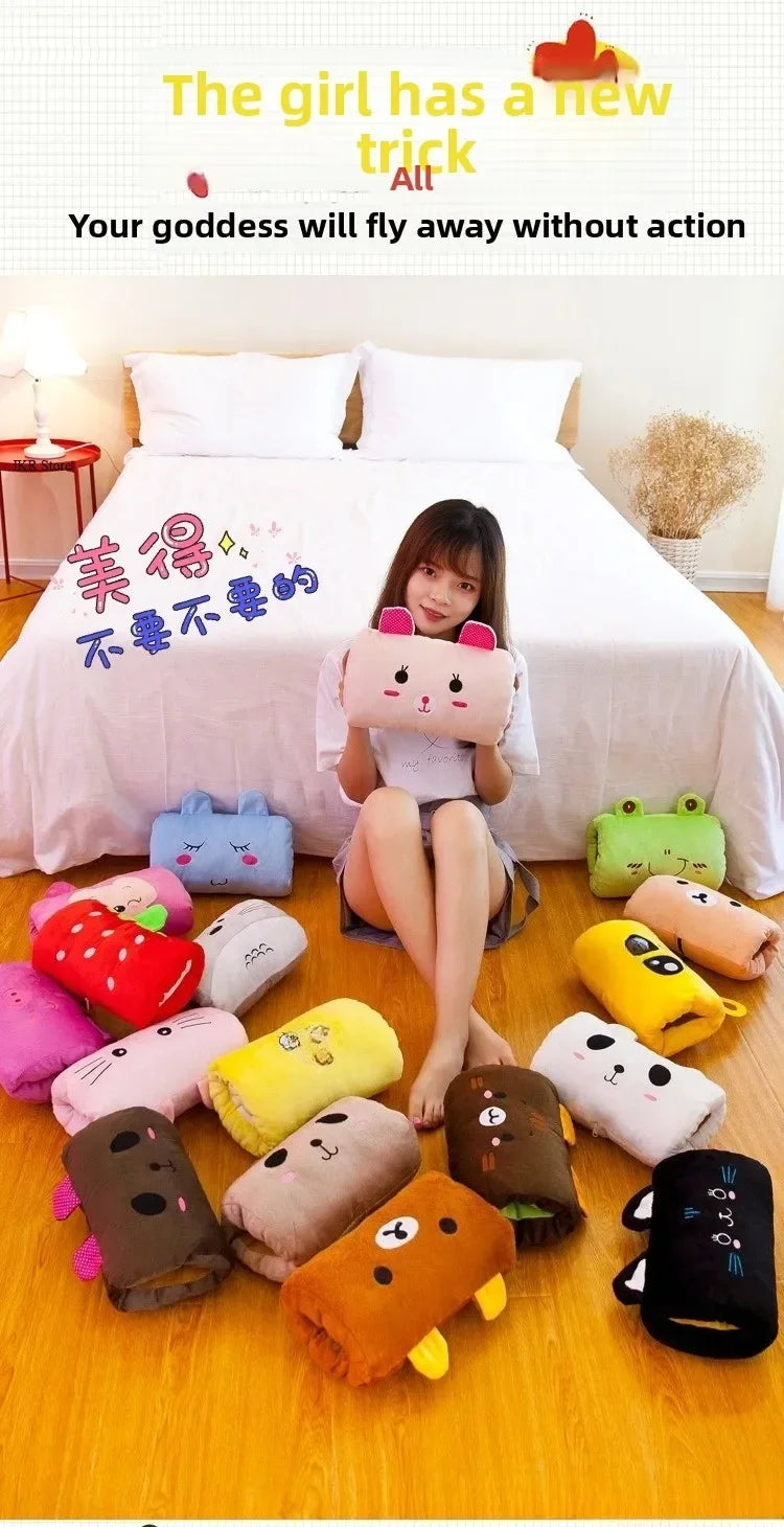 kids cute gift winter cartoon plush suho hand pillow hand warmer, weak hero class 1 arm pillow, Children's Gift