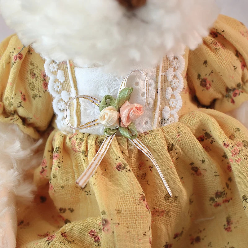 2 pcs/lot 26cm Lovely Couple Teddy Bear With Cloth Plush Toys Dolls Stuffed Toy Kids Baby Children Girl Birthday Christmas Gift