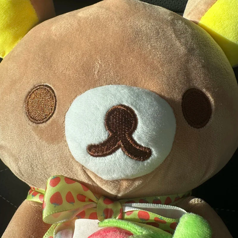 Anime Rilakkuma Cartoon Plush Doll Soft bear Toys Kawaii Room Decor Teddy Bear Plushies Cute Couple Bear Xmas Gifts For Girls