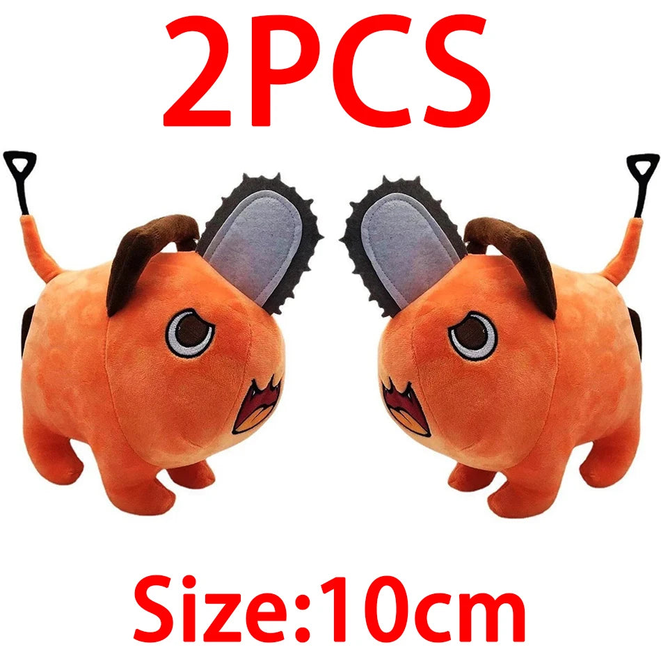 25/40cm Anime Chainsaw Man Dolls Plush Toy Cartoon Pochita Orange Dog Pillow Stuffed Soft Toy for Kids Birthday Gift