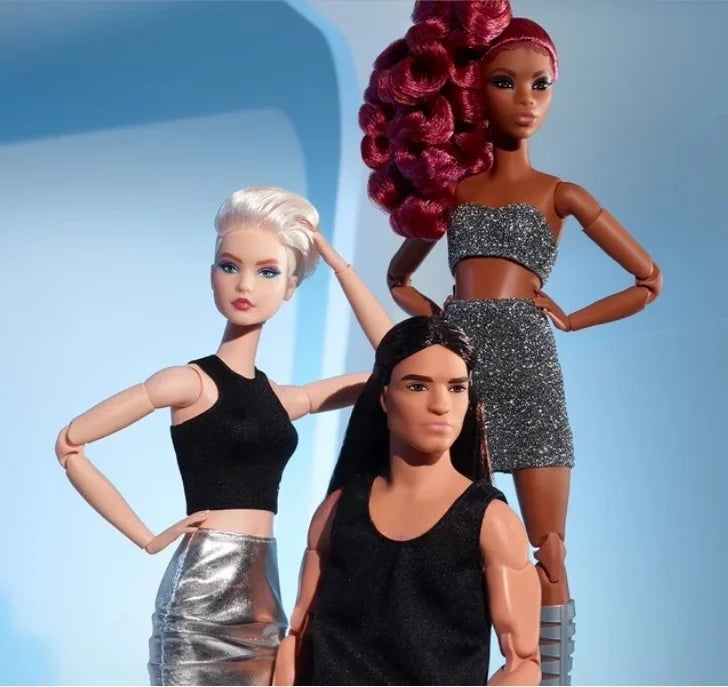 Original Barbie Signature Looks Collection GXB28 Blonde Yoga Body Fashionable Celebrity Barbie Doll Limited Collection