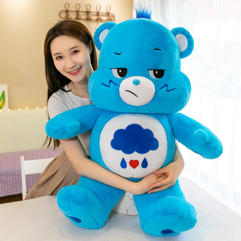 MINISO Rainbow Bear Plush Toys Lovely Care Bears Plush Toys Stuffed Dolls Homdecor Teddy Bear Sleeping Plush Pillows Friend Gift