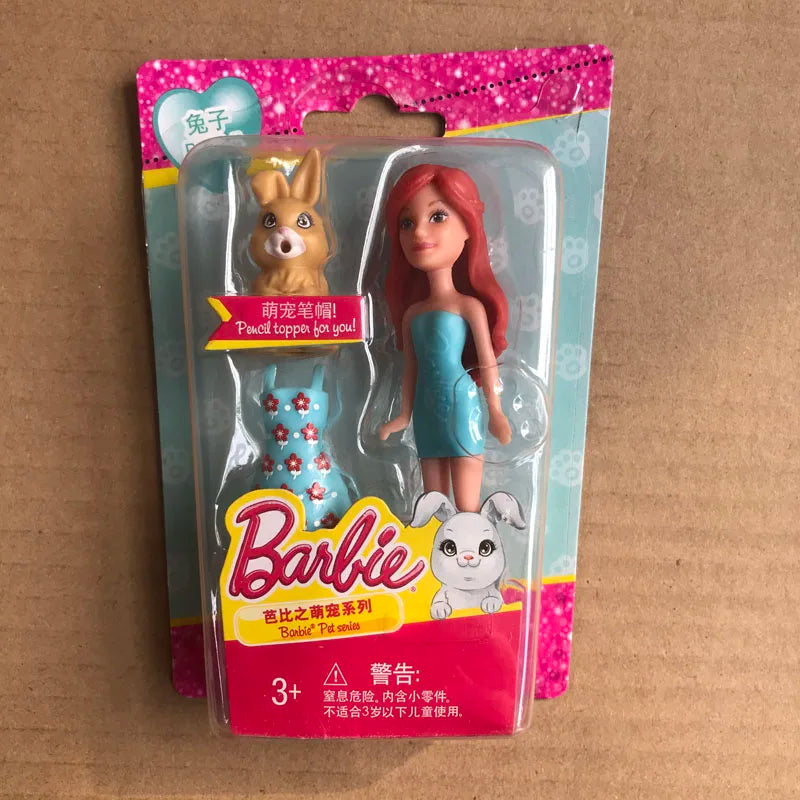 Barbie Dolls for Girls Cute Pet Constellation Series Mini Doll Genuine Girl Playing House Toys Cheap Random 1pcs