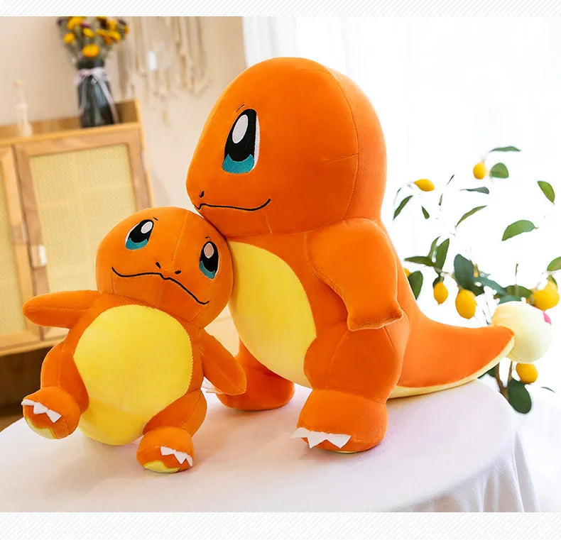 Pokemon Cute and Soft Charmander Plush Doll Accompanying Sleeping Pillow Toy Birthday Gift for Kids