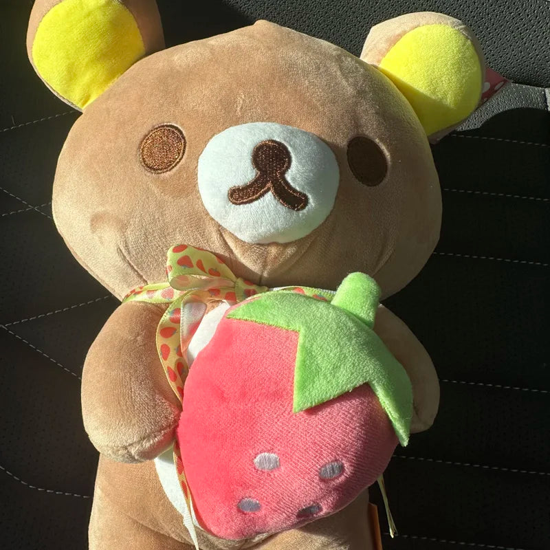 Anime Rilakkuma Cartoon Plush Doll Soft bear Toys Kawaii Room Decor Teddy Bear Plushies Cute Couple Bear Xmas Gifts For Girls