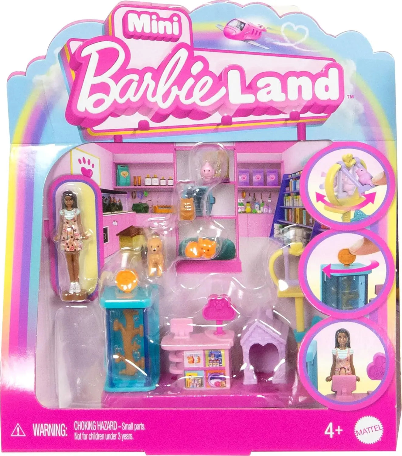 Original Barbie Mini Barbieland 1/6 Dolls Model Display collection supermarket Toy for Girl Family Accessories Fashion present