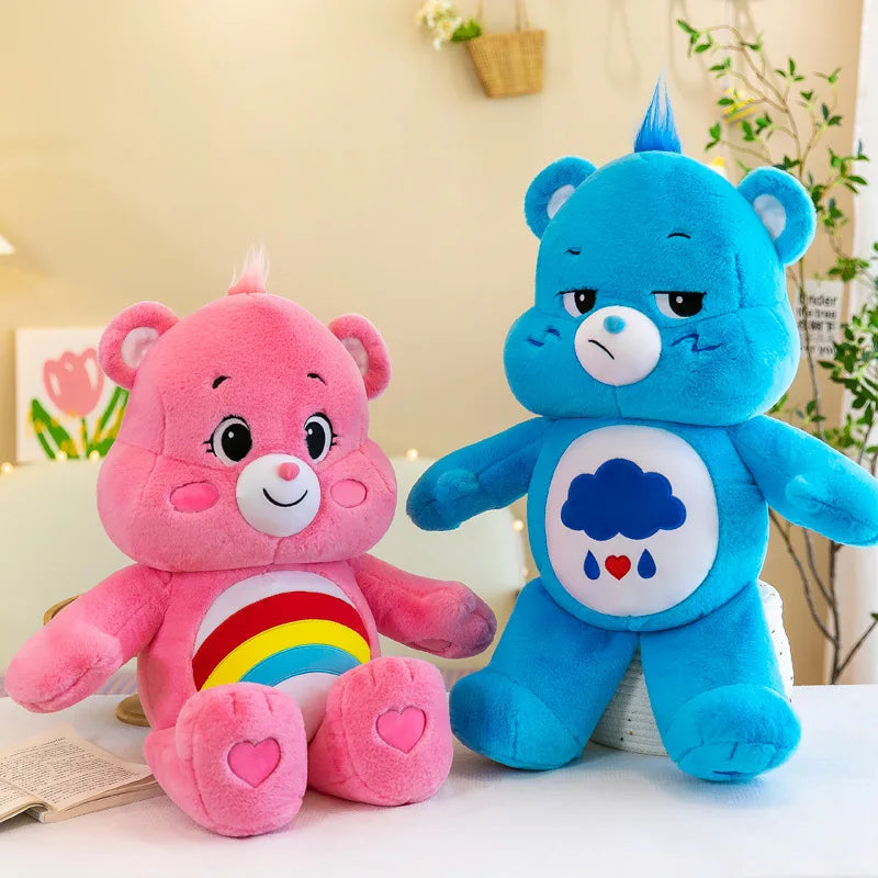 MINISO Rainbow Bear Plush Toys Lovely Care Bears Plush Toys Stuffed Dolls Homdecor Teddy Bear Sleeping Plush Pillows Friend Gift