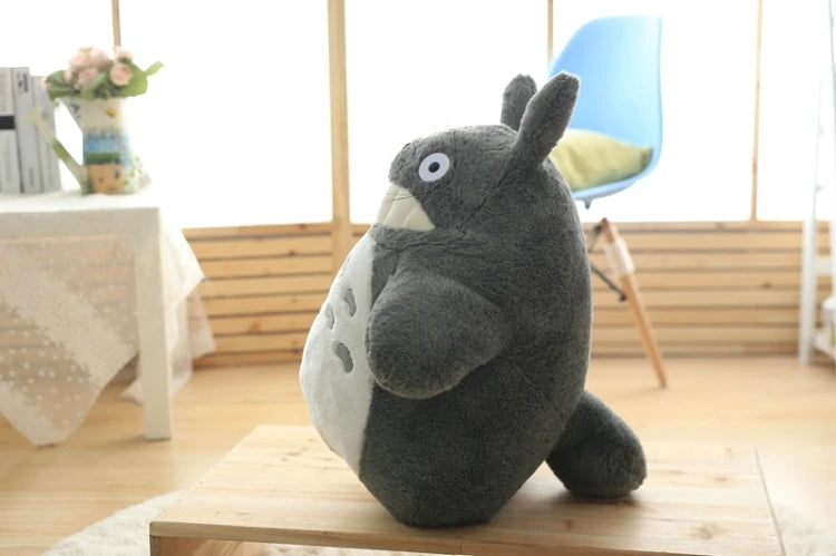 Cartoon Adorable lotus leaf Totoro Plush Toy Totoro Stuffed Doll Animal Totoro Plushies Throw Pillow Sofa Bed Room Decor Gift