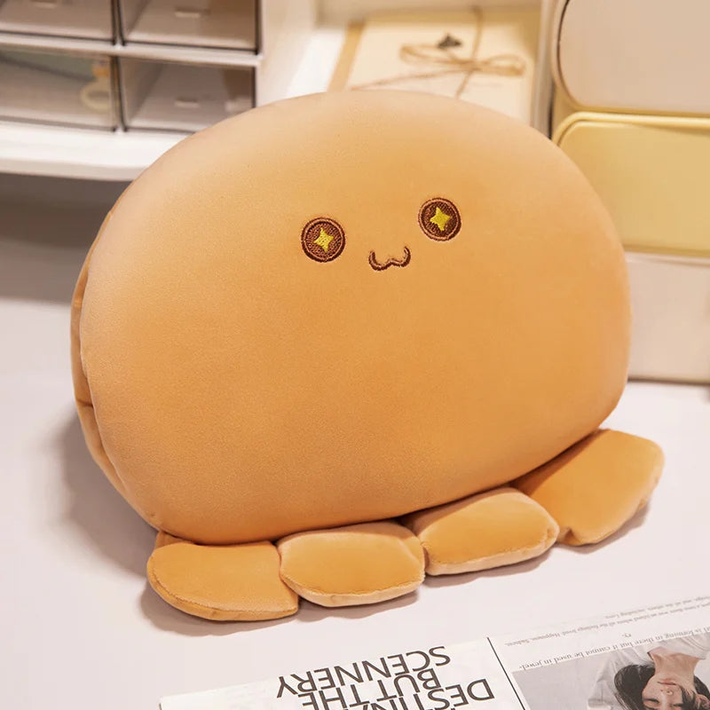 Koi Multi Style Anime Cartoon Octopus Ball Warm Hand Plush Pillow Winter Warm Hand Pillow