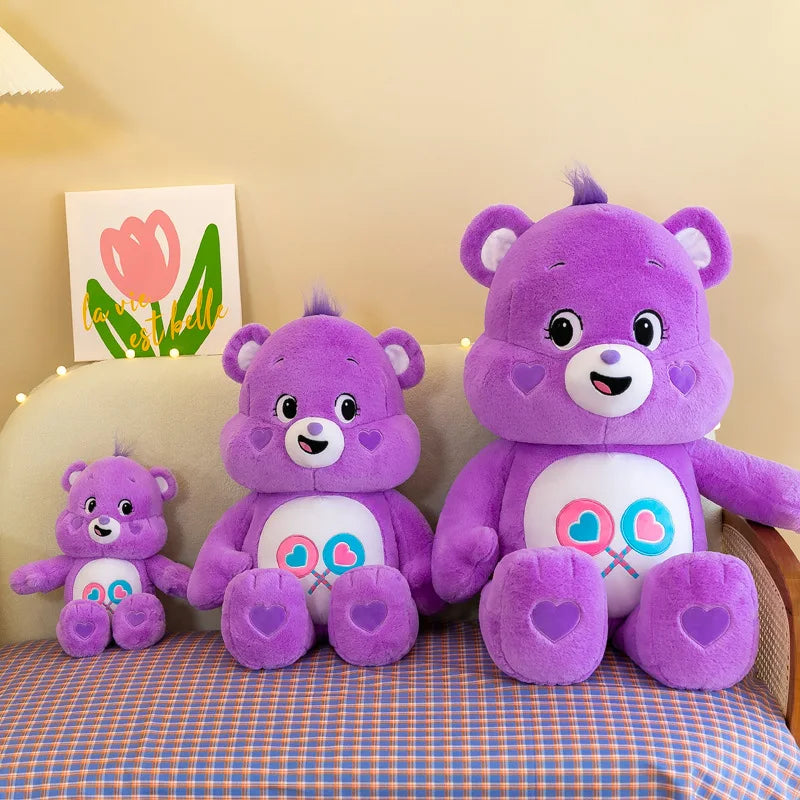 MINISO Rainbow Bear Plush Toys Lovely Care Bears Plush Toys Stuffed Dolls Homdecor Teddy Bear Sleeping Plush Pillows Friend Gift