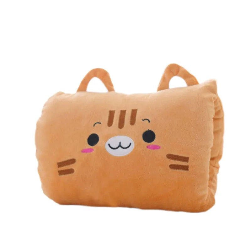 Children's Plush Pillows Hand Warmers Gloves Adults Cartoon Nap Pillows Cushions Creative Hand Warmers Plush Children's Day Gift