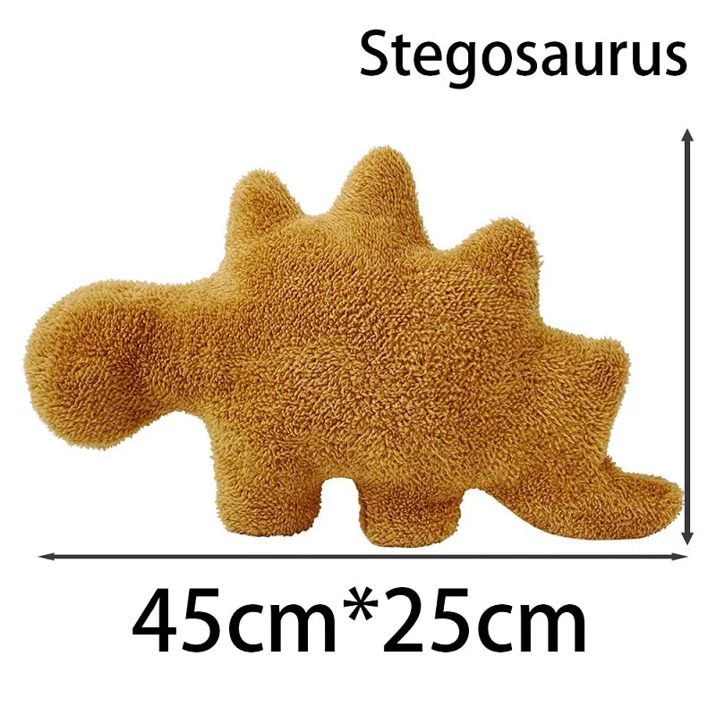 New Nugget Pillow Dino Chicken Nugget Plush Pillow Cartoon Dinosaur Plush Pillow Stuffed Animal Plush For Kids Baby Gift