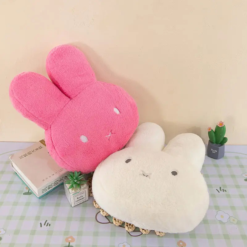Kawaii Miffy Plush Pillow Cute Sweet Doll Toy Creative Room Decoration Cartoon Ornament Birthday Christmas Gift