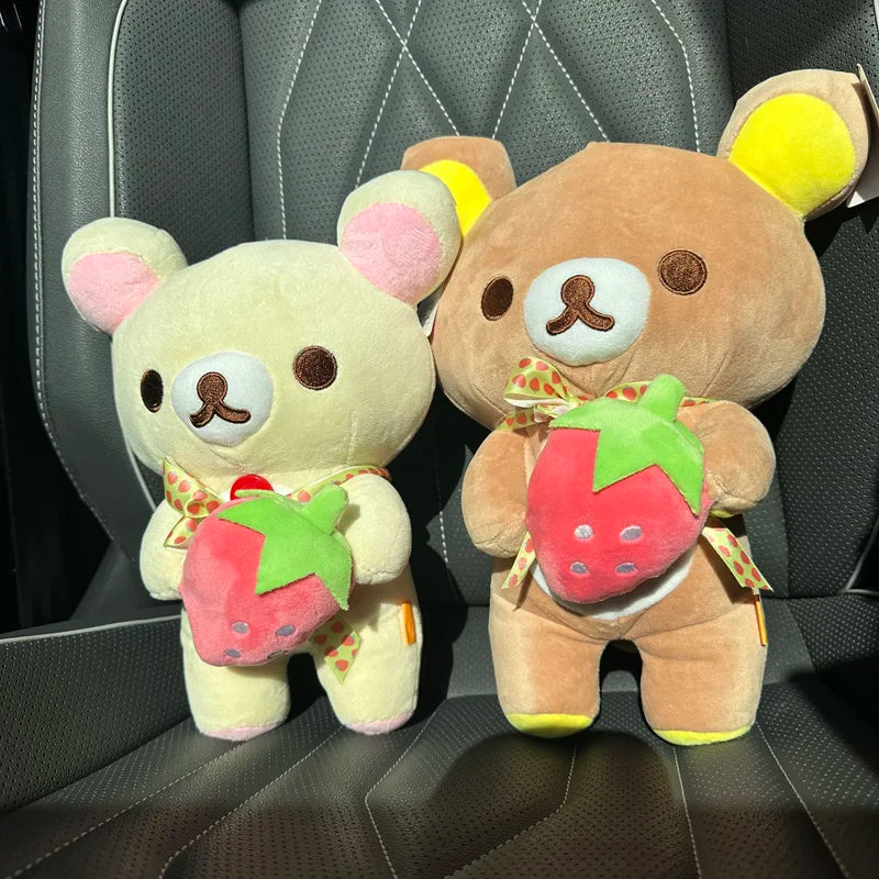 Anime Rilakkuma Cartoon Plush Doll Soft bear Toys Kawaii Room Decor Teddy Bear Plushies Cute Couple Bear Xmas Gifts For Girls