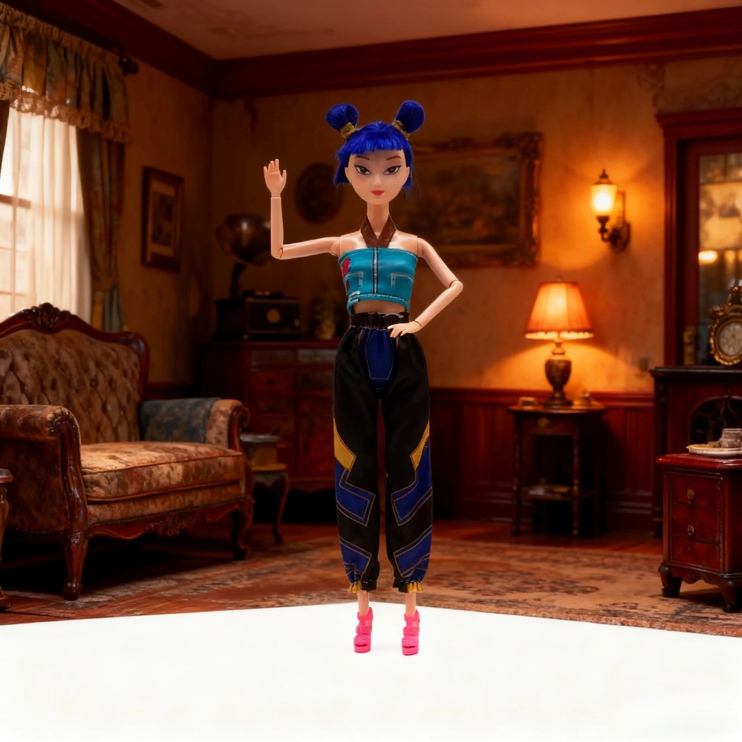 New Kpop Devil Hunter Barbie Doll Vinyl Doll Rumi mila Zoey Children's Birthday Gift Toy Desktop Ornament Gift Collection