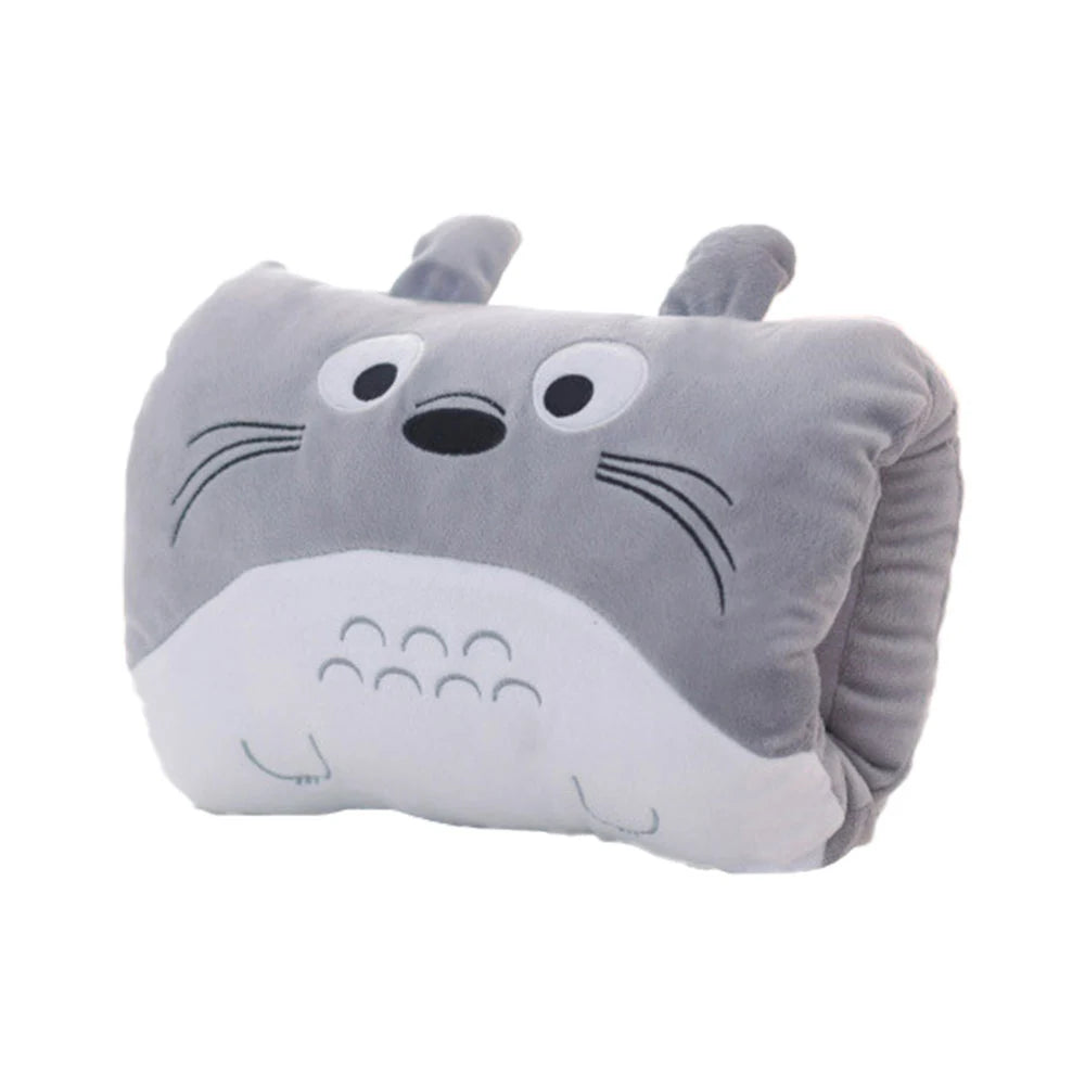 Pink Bear Children's Plush Pillows Hand Warmers Gloves Adults Cartoon Nap Pillows Cushions Creative Hand Warmers Plush Gift